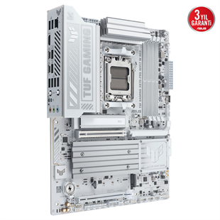ASUS TUF GAMING X870-PRO WIFI7 W NEO DDR5 HDMI-DP TYPEC PCIE 5.0 AM5 ATX BEYAZ