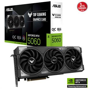 ASUS TUF-RTX5060-O8G-GAMING RTX5060 8GB DDR7 128Bit 3xDP/1xHDMI