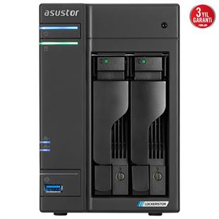 ASUSTOR 2diskli Celeron N5105-16GB RAM-2.5Gbe Nas Server AS6702T (44620)