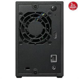 ASUSTOR 2diskli Realtek QC-1GB RAM-Gigabit Nas Server AS1102TL