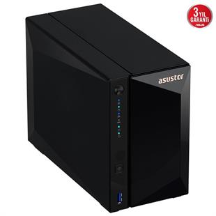 ASUSTOR 2diskli Realtek QC-2GB RAM-2.5GbE Nas Server AS3302T v2
