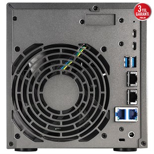 ASUSTOR 4diskli RYZEN V3C14-16GB DDR5 ECC RAM-2-10GbE Nas Server LOCKERSTOR 4 Gen3 AS6804T / 90IX01T4-BW3S00