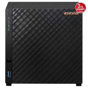 ASUSTOR 4diskli Realtek QC-1GB RAM-2.5GbE Nas Server AS1204T