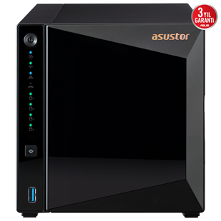 ASUSTOR 4diskli Realtek QC-2GB RAM-2.5GbE Nas Server AS3304T v2