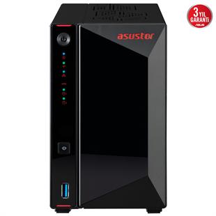 ASUSTOR AS5402T CELERON N5105 4 GB RAM- 2-diskli Nas Server (Disksiz)