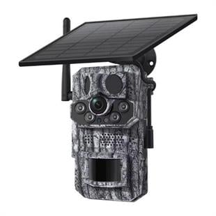 AVENIR 3MP Gps Black Light 4G Kamuflaj Fotokapan Solar Kamera AV-S443H