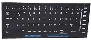 Addison 300161 Notebook Q TR siyah klavye etiketi