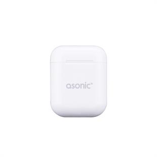 Asonic AS-TWS130 Beyaz Mobil Telefon Uyumlu Bluetooth TWS AirPods Mikrofonlu Kulaklık