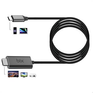 BIX 1.8metre BX02HB PRO TypeC-HDMI Dönüştürücü Kablo