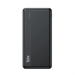 BİX 10000mAh BXPB108-BK 2x USB LED BİLDİRİMLİ Siyah POWERBANK