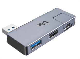 BİX BX22HB USB to USB 3.2 USB 2.0 RJ45 Dönüştürücü Adaptör
