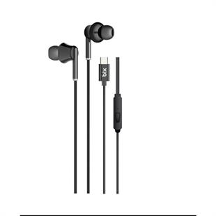 BIX HF01C-BK Type-C Siyah 14MM EXTRA BASS KULAKİÇİ Mikrofonlu Kulaklık