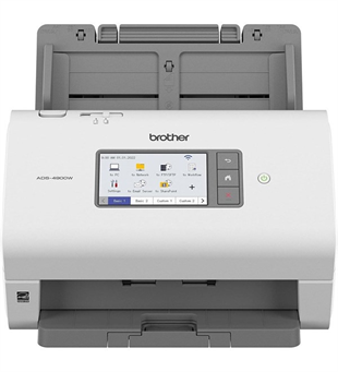 BROTHER A4 ADS-4900W  60ppm Duplex Kablosuz Ağ Tipi Dokunmatik Ekranlı Profesyonel Masaüstü Doküman Tarayıcı