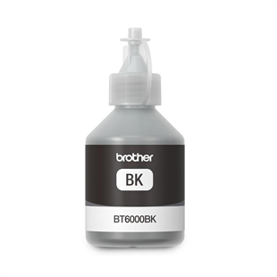BROTHER BT6000BK 6.000 Sayfa Sıvı Siyah Mürekkep Kartuşu / Şişesi