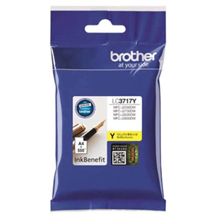 BROTHER LC3717Y Orijinal Sarı Mürekkep Kartuşu (550 Sayfa)