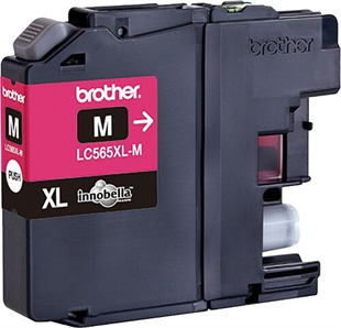 BROTHER LC565XLM Kırmızı (Magenta) 1.200 Sayfa Yüksek Kapasiteli Mürekkep Kartuşu