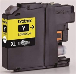 BROTHER LC565XLY Sarı (Yellow) 1.200 Sayfa Yüksek Kapasiteli Mürekkep Kartuşu