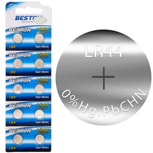 Beston Alkalin AG13/357 LR44 Düğme Pil (10lu Paket)  BST-LR44