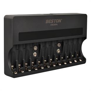 Beston C9028WL AA/AAA/9V/C Boy/D Boy/Lion Hızlı Pil Şarj Cihazı