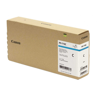 CANON 2355C001 PFI-710 C 700ml Orijinal Mavi (Cyan) Plotter Mürekkep Kartuşu