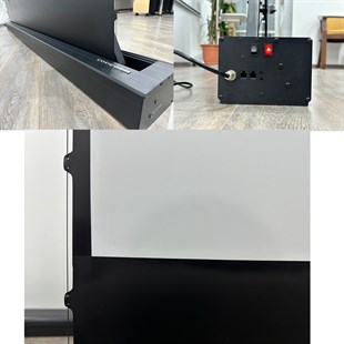 CODEGEN 212x123 cm Taşınabilir Portatif Elektrikli Pull Up Floor Screen Projeksiyon Perdesi PEX-200