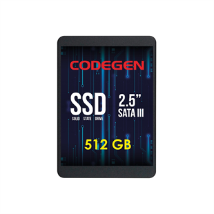 CODEGEN 512GB CDG-512GB-SSD25 560- 500MB/s SSD SATA-3 Disk