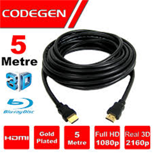 CODEGEN 5metre CPS50 HDMI Kablo 3D Gold 1.4v 2K