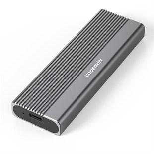 CODEGEN Type C USB 3.1 NVME M2 SSD 10Gbps Alüminyum Disk Kutusu (CDG-SSD-40BC)