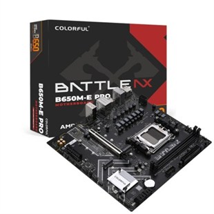COLORFUL BATTLE-AX B650M-E PRO V14 B650 2xDDR5 HDMI+DP 16X 2xM.2 AM5 ANAKART
