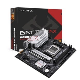 COLORFUL BATTLE-AX B850M-GHA WIFI V14 B850 2xDDR5 HDMI+DP 16X 2xM.2 AM5 ANAKART