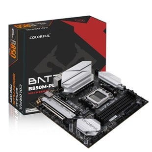 COLORFUL BATTLE-AX B850M-PLUS PRO V14 WIFI 4xDDR5 HDMI+DP 16X 2xM.2 AM5 ANAKART
