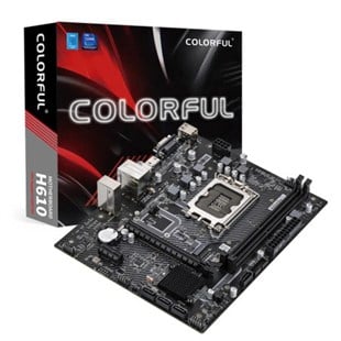 COLORFUL H610M-D V20A H610 2xDDR4 VGA/HDMI 1xM.2 1xGLAN 1700P ANAKART