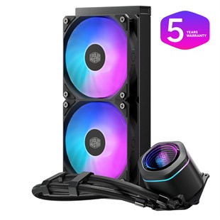 COOLERMASTER 240MM MasterLiquid Core Nex 240 MLX-D24M-A18PA-R1 ARGB AM5-1851p Sıvı Soğutmalı İşlemci Fanı