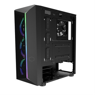 COOLERMASTER 650W 80+ BRONZE CMP510 TG CP510-KGNN65-S01 4-ARGB Fanlı Gaming Mid-Tower PC Kasası