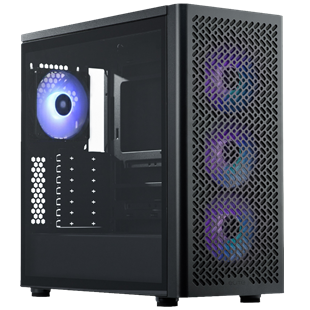 COOLERMASTER 750w 80+ Gold Elite 502 TG E502-KGNN75-S00 Gaming Mid-Tower PC Kasası