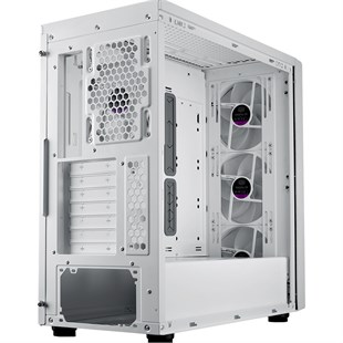 COOLERMASTER MasterBox 600 TG MB600-WGNN-S00 3-14CM ARGB Fanlı Gaming EATX PC Kasası Beyaz