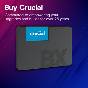 CRUCIAL  1TB BX500 CT1000BX500SSD1 540- 500MB/ SSD SATA-3 Disk Kutusuz