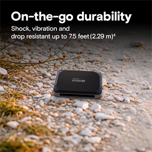 CRUCIAL 1TB X9 CT1000X9SSD9 1050-1050MB/s SSD TypeC Harici Disk
