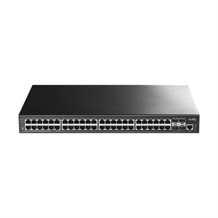 CUDY 48port 4-10GbE SFP Gigabit Layer3 Yönetilebilir Switch GS5048S4