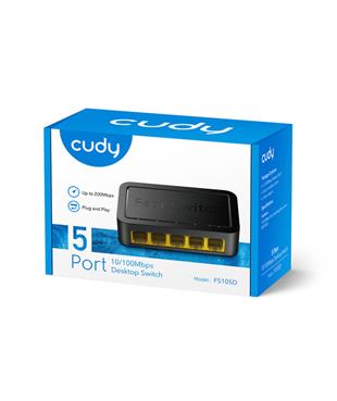 CUDY 5-Port 10/100 Mbps Desktop Switch