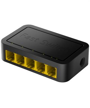 CUDY 5-Port 10/100 Mbps Metal Switch