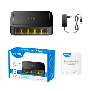 CUDY FS105D 5 port Mbit Desktop Yönetilemez Plastik Kasa Switch