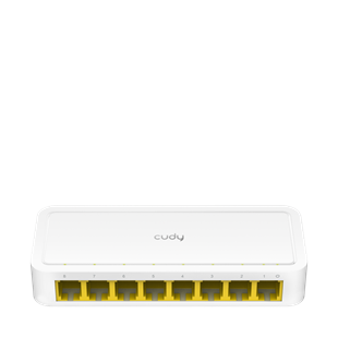 CUDY FS108D 8 port Mbit Desktop Yönetilemez Plastik Kasa Switch