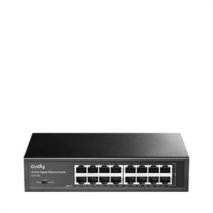 CUDY GS1016 16 Port Gbit Rackmount Yönetilemez Metal Kasa Switch