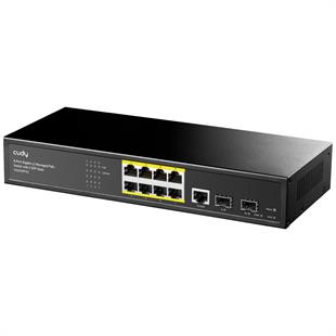 CUDY GS2008PS2 8 Port Gbit 8 Port PoE+ 120W 2xSFP Desktop/Rackmont Yönetilebilir (L2) Metal Kasa Switch