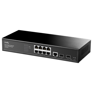 CUDY GS2008S2 8 Port Gbit 1xGbit+2xSFP Uplink Yönetilebilir (L2) Switch