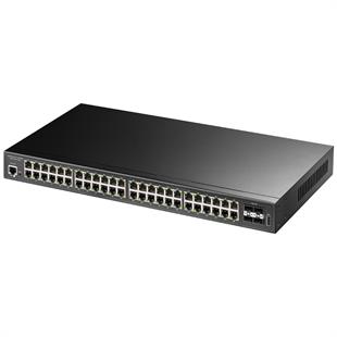 CUDY GS2048PS4-720W 48 PORT 10/100/1000 48 PORT POE+ 4 X SFP YONETILEBILIR RACK MOUNT SWITCH