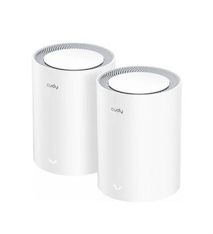CUDY M1800 2P WIFI6 AX1800 Gigabit Çift Bant Router 2li set