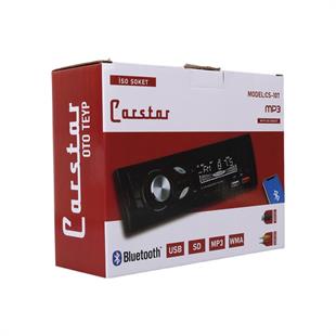 Carstar CS-107 Çift USB/SD/FM/AUX/Bluetooth Kumandalı Oto Teyp 4X60 Watt