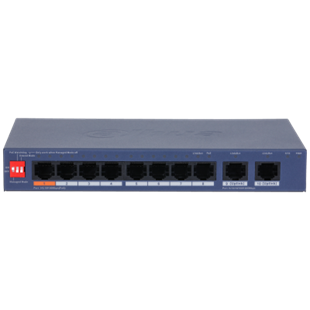 DAHUA 10port 60w 8port PoE GIGABIT  Yönetilebilir Switch CS4010-8ET2GT-60-10